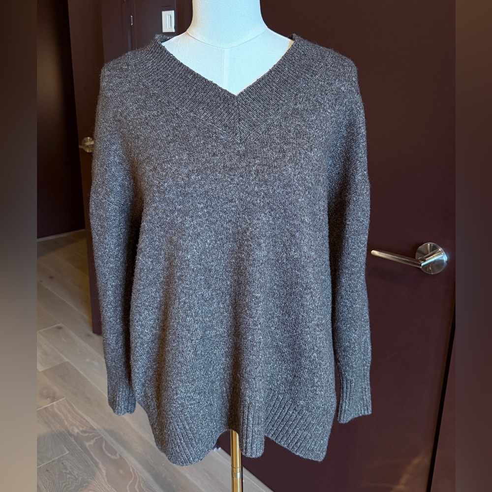 Brown Knit Mango Sweater